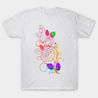 Flowers Art T-Shirt